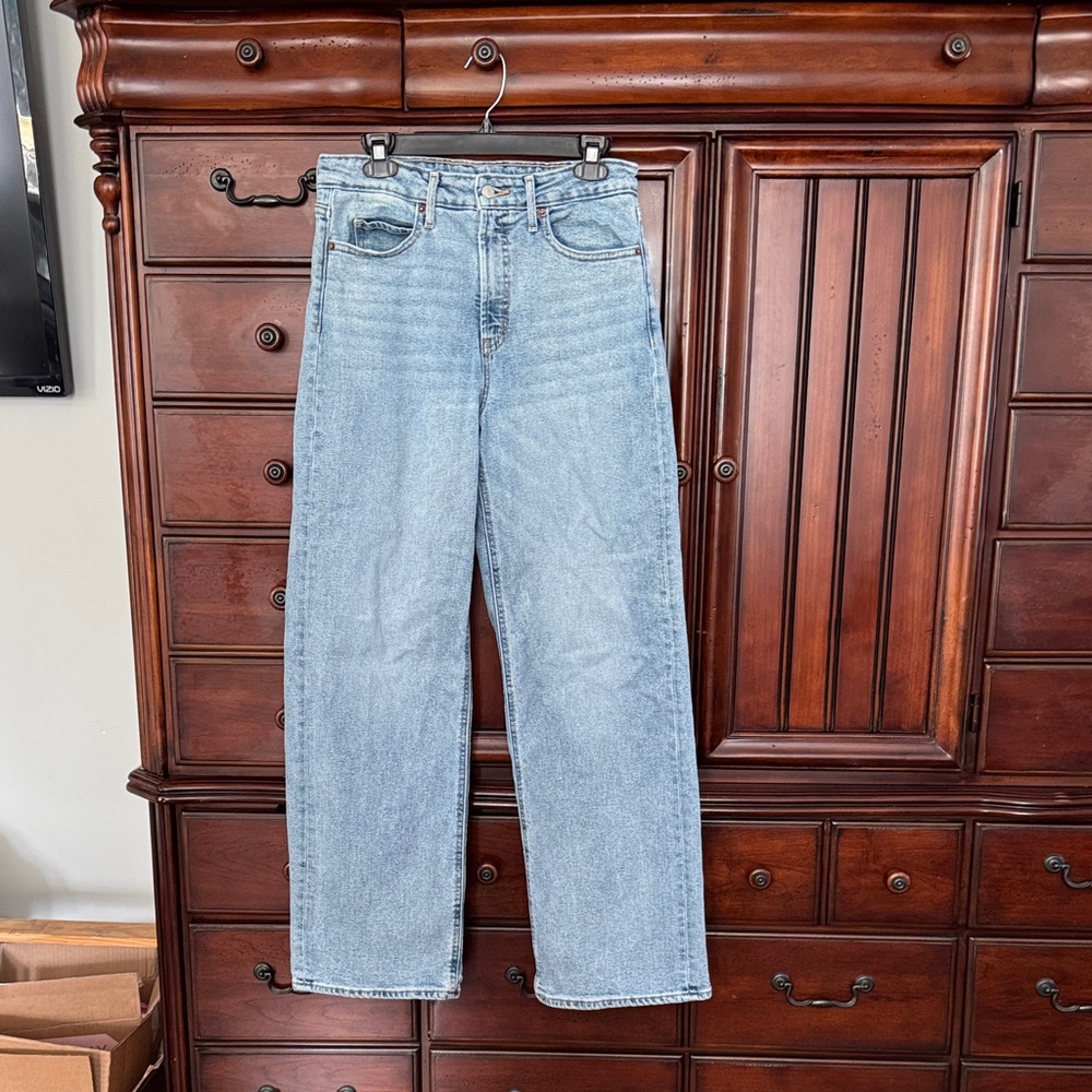 Old Navy Women's High Rise Jeans - Light Blue